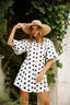 Bella Short Dress | Polka dot
