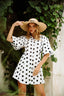 Bella Short Dress | Polka dot