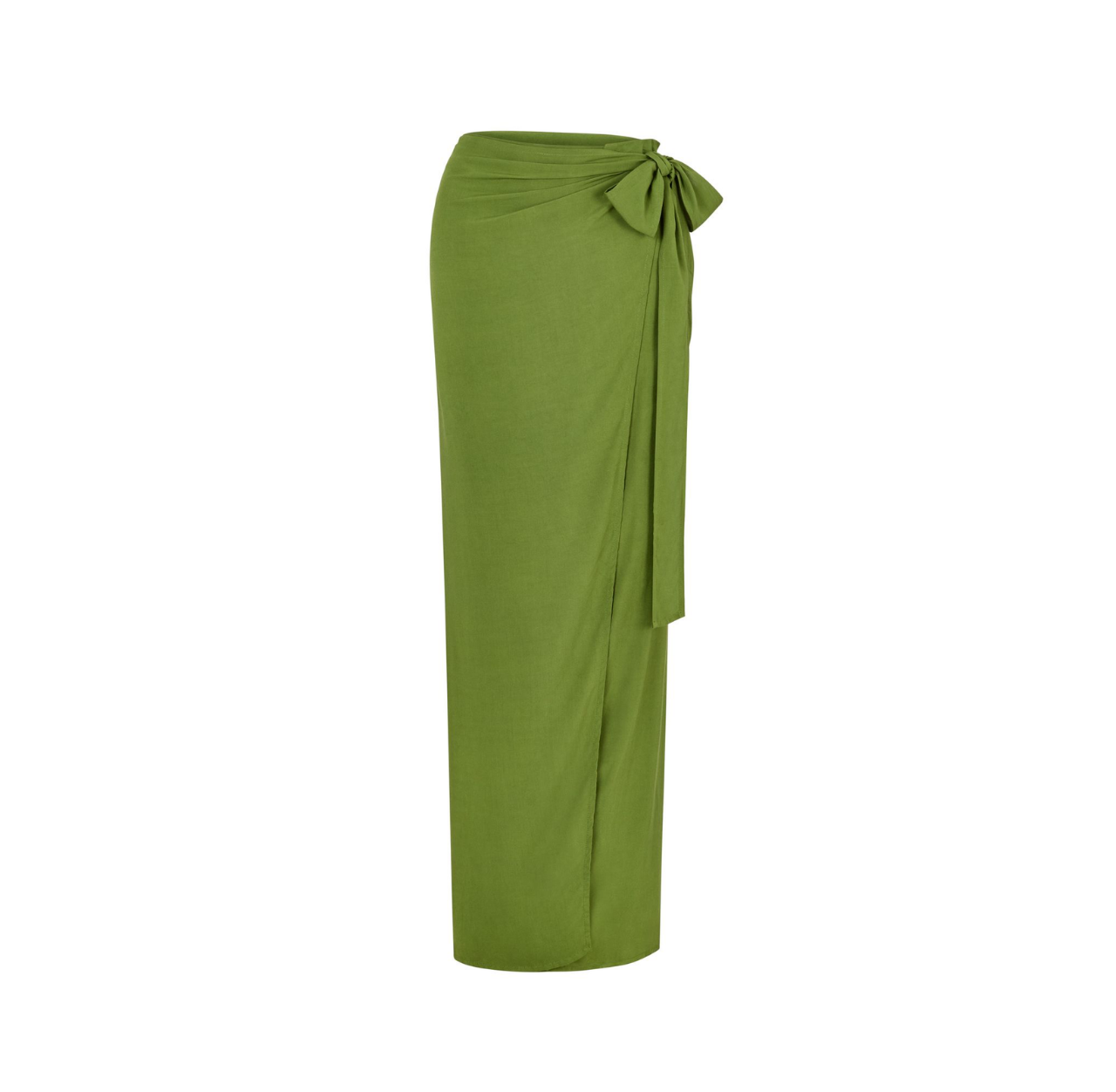 Awan wrap skirt green – sustainable women’s skirt