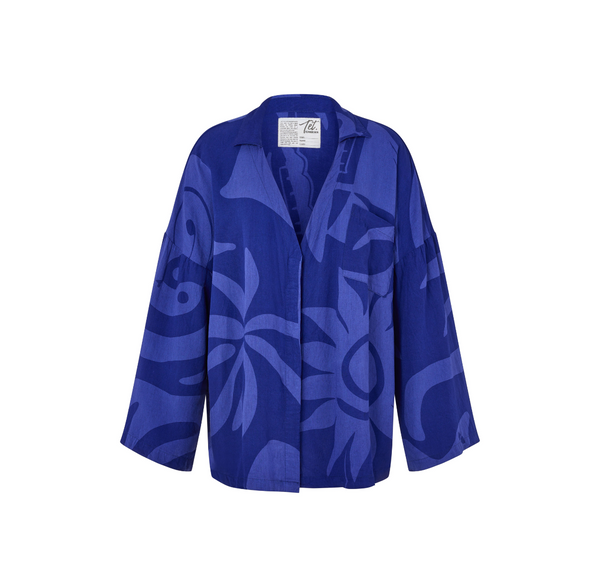 Pianemo-Hemd | Kobaltblau