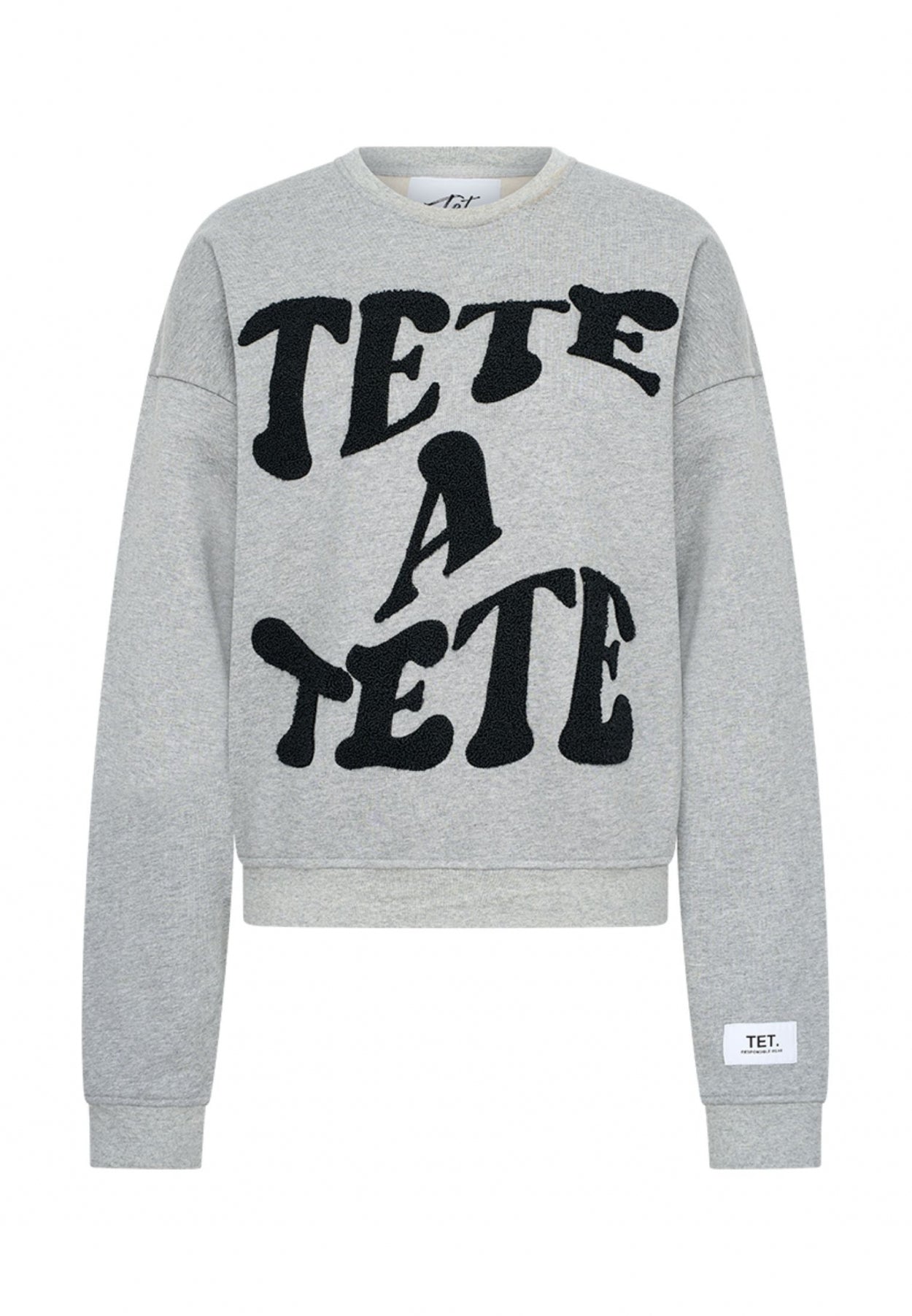 Helena Grey Sweater in Recycled Cotton