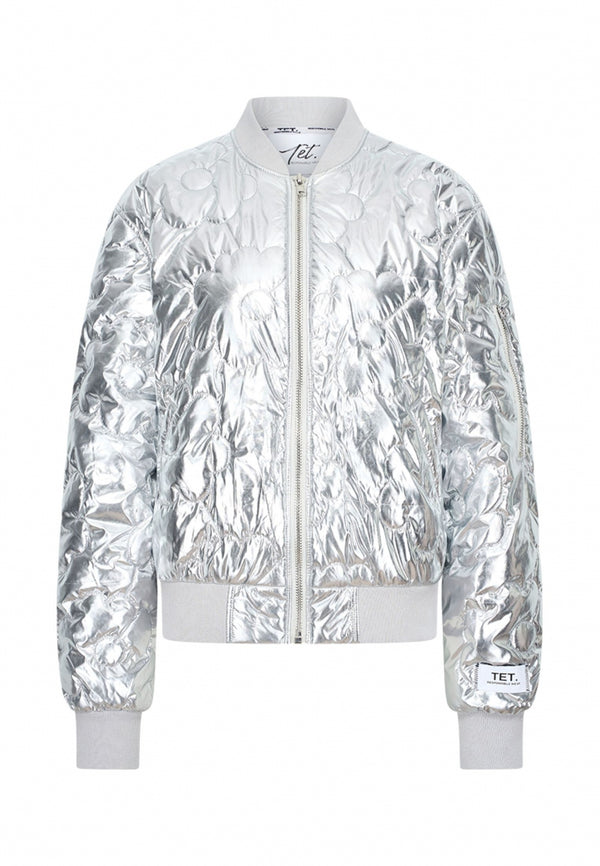 Cindy Bomber Jacket | Silver