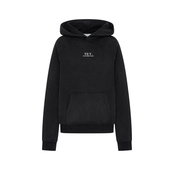 Amber Print hoodie | Black