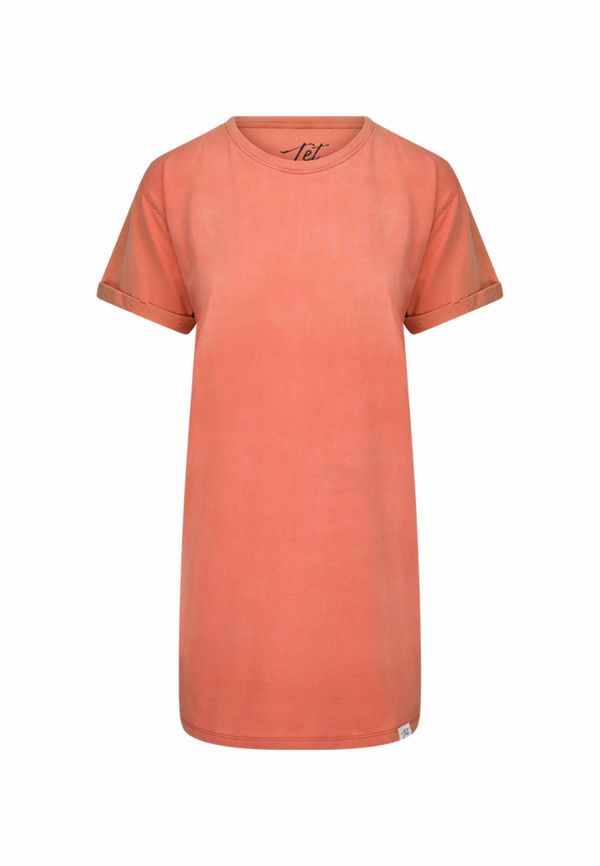 „Rettet die Ozeane“-T-Shirt-Kleid | Grapefruit