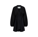 Luna Puff Dress | Black