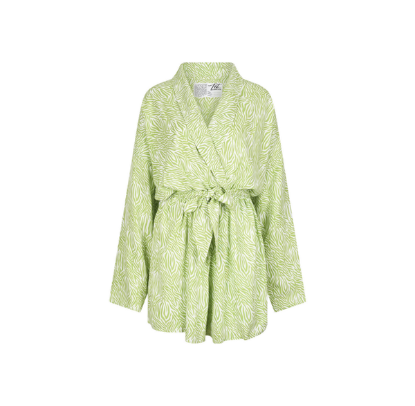 Flo Jumpsuit | Green Zebra