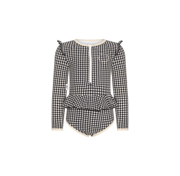 Amélie UV-suit | Black/White Checker