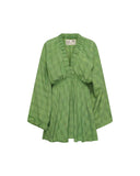 Luna Puff Dress | Green