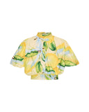 Positano Top | Lemon print