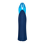 Magique Satin Maxi Dress | Dark Blue