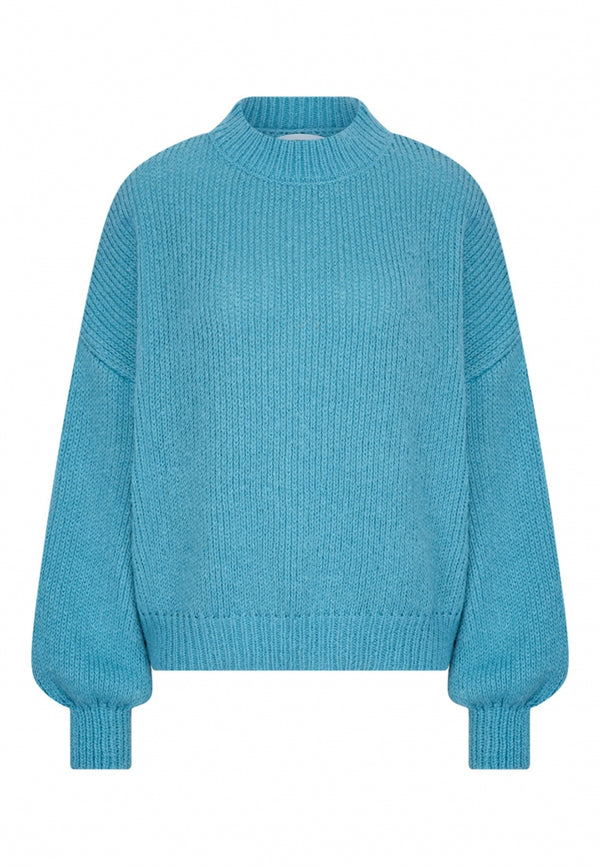 Tyra Knit Sweater | Ocean Blue