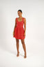 Samson Dress | Grapefruit Red