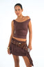 Gaia Skirt | Brown