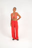 Ivy Ruffle Pants | Spicey Red