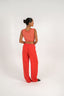 Ivy Ruffle Pants | Spicey Red