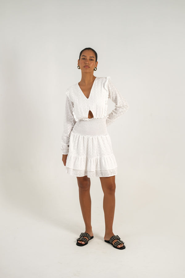 Helios Dress | White