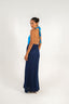 Magique Satin Maxi Dress | Dark Blue