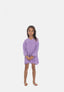 Luna puff dress mini | Lilac