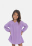Luna puff dress mini | Lilac