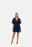 Carmen dress | Dark Blue