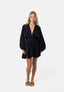 Luna Puff Dress | Black
