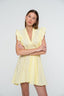 Sole Ruffle Dress | Light Yellow