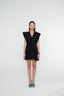 Sole Ruffle Dress | Black