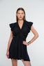Sole Ruffle Dress | Black