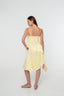Satin Skirt | Butter yellow