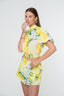 Positano Top | Lemon print