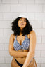 Mazu Bikini Top | Blue Zebra