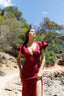 Soleil Maxi Dress | Red Wine