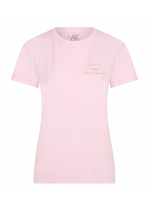 Sunshine T-shirt | Satijnroze