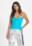 Twist Tube Top | Ocean Blue