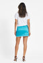 Linda Satin Skirt | Ocean Blue