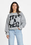 Helena Print Sweater | Grey