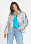Cindy Bomber Jacket | Silver