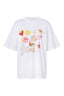 TET. x Kimmy Print T-Shirt | White