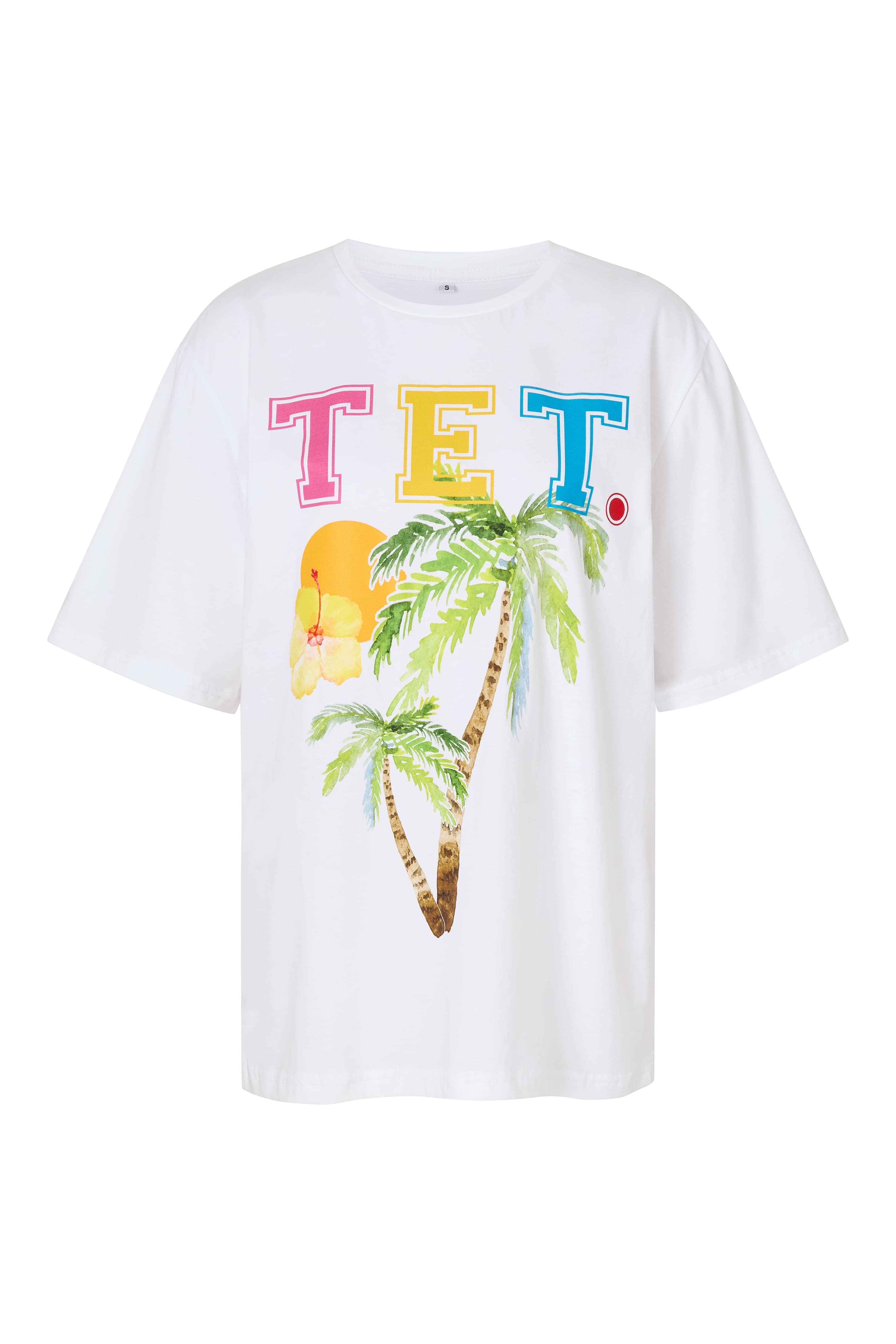 Island breeze T-shirt white – sustainable women’s tee