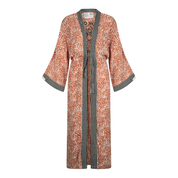 Kona Kimono | Orange Zebra