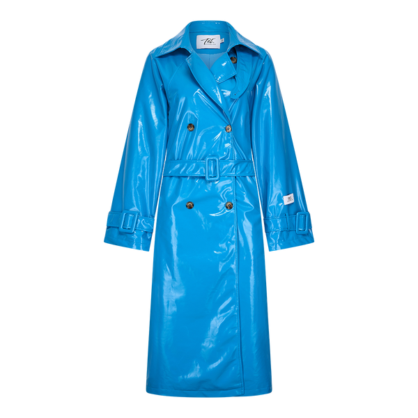Christy Trench Coat | Ocean Blue