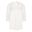 Luna puff dress mini | White