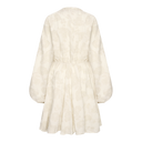 Floral Luna Puff dress | Tropical Beige