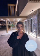 Luna Puff Dress | Black