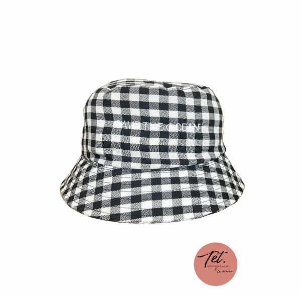 Buckethat | Black/White Checker