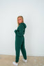 Siddah Yoga Sweater | Forest Green