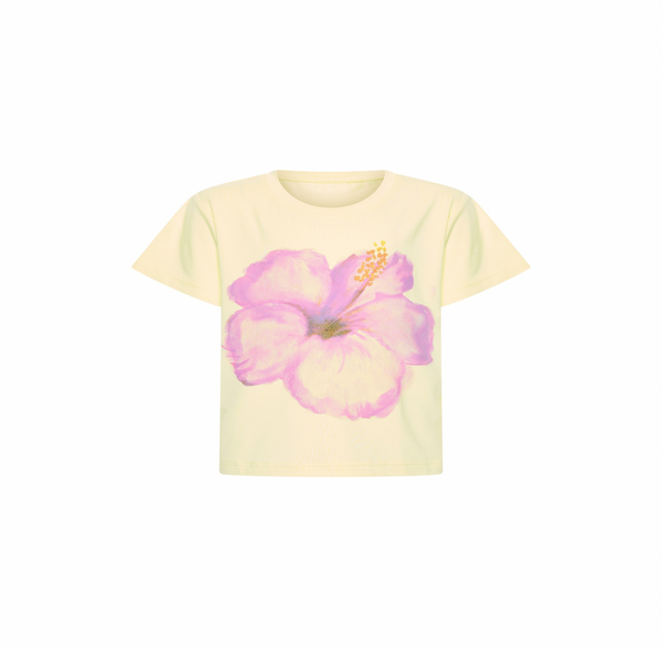 Hibiscus tee | Light Yellow