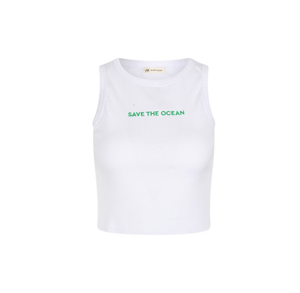 Tanktop 'Red de Oceaan' | Wit
