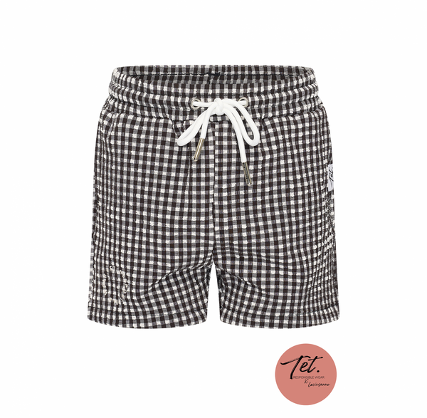 James swimshort | Black/White Checker