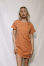 „Rettet die Ozeane“-T-Shirt-Kleid | Grapefruit
